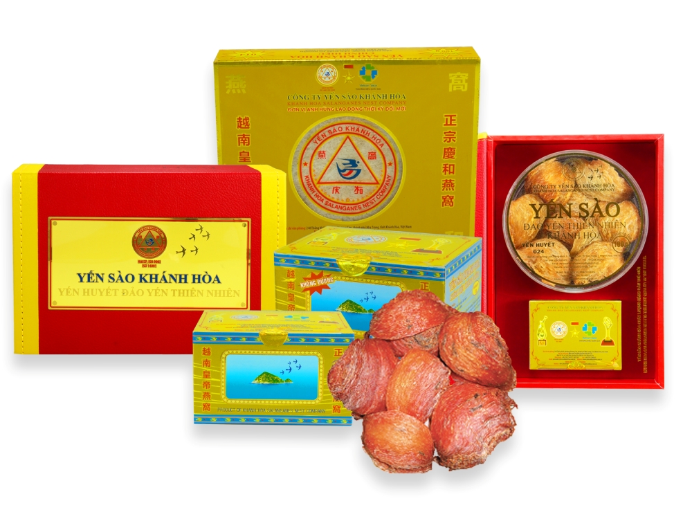 Sản phẩm ngành hàng Yến sào do VƯƠNG DŨNG phân phối